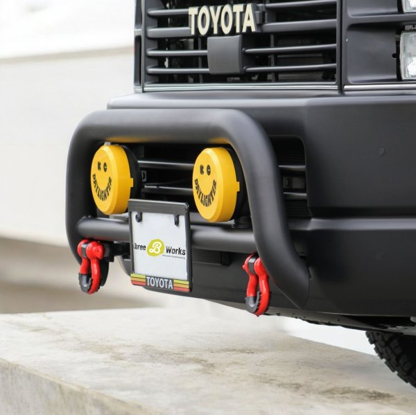 画像1: 200系 ハイエース用 牽引フック 1個セット/ バンパーガード装着車専用 ナロー/ワイド共用 (1)